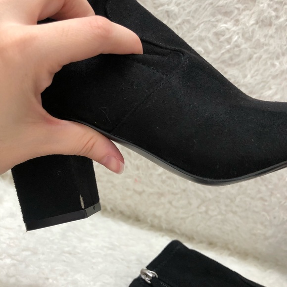 Steve Madden Elory black block heel ankle boots - Picture 6 of 8